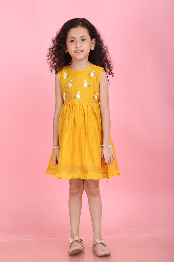 YELLOW RABBIT DRESS