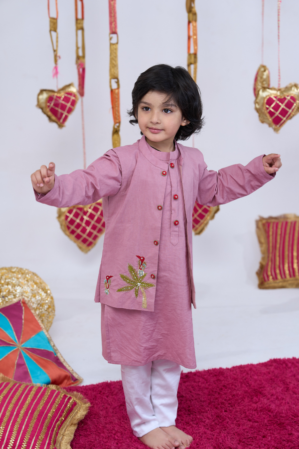 HAND EMBROIDERED JUNGLE MOTIF BANDI SET