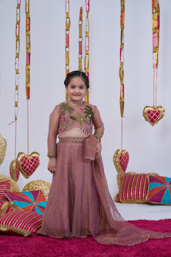 JUNGLE MOTIF LEHENGA SET